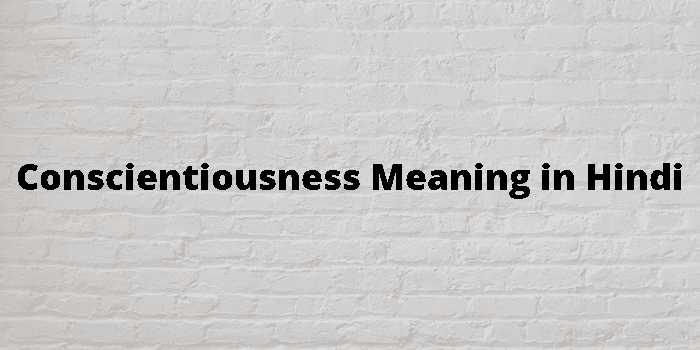 conscientiousness