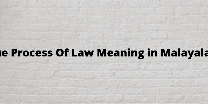 due process of%20law