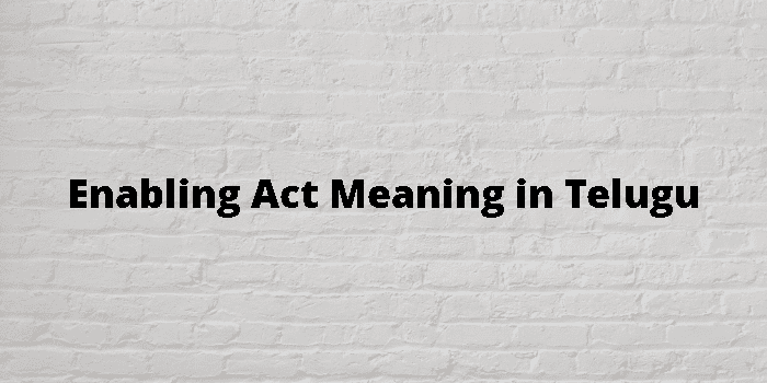 enabling act