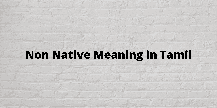 non native