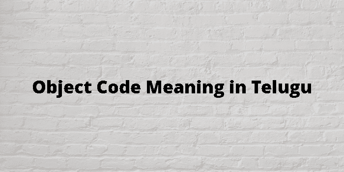 object code