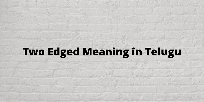 two edged