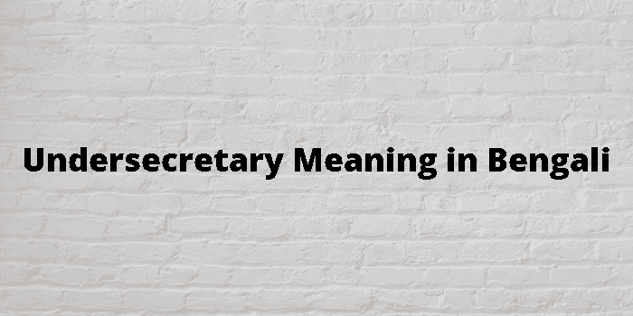 undersecretary